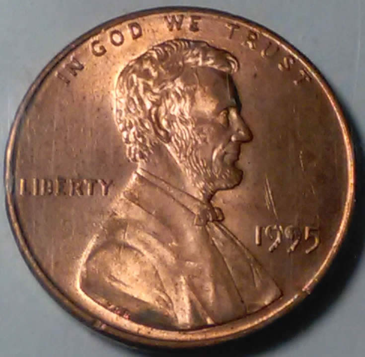 1995-P--LC-With-Die-Chip-In-Second-9-Of-Date